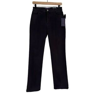 NWT NYDJ Women’s Lift Tuck Technology Skinny Jeans Dark Grey Black 6‎ Petite